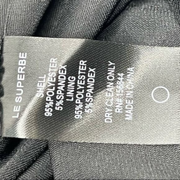 LE SUPERBE V Neck Floral Long Sleeve BODY CON Sexy Mini Dress - Picture 6 of 16